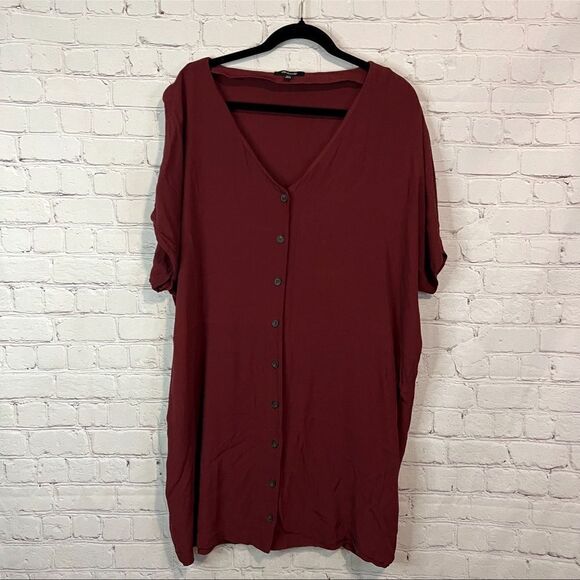 Madewell Button-Front Easy Dress size XXL - Picture 1 of 7